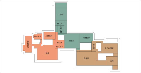 名古屋城本丸御殿平面図