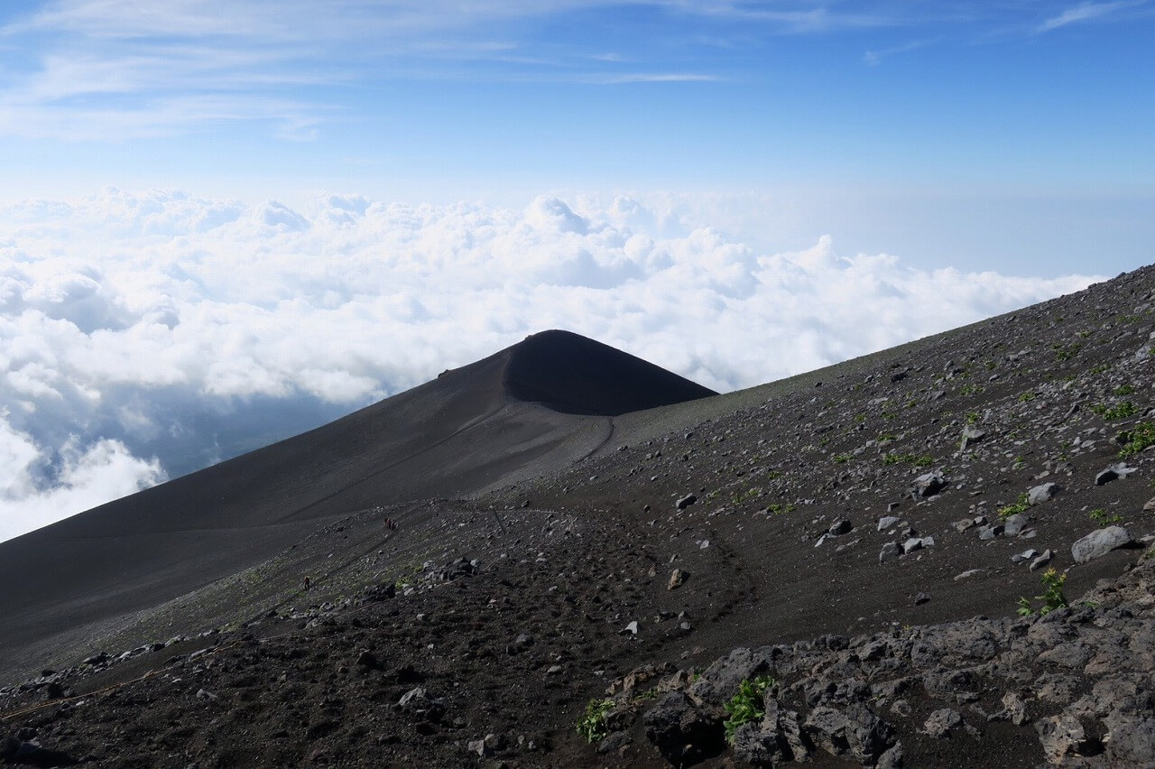 富士登山道プリンスルート宝永山遊歩道